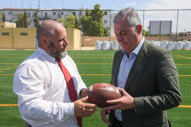 Sanz, en el Centro Deportivo San Antonio Drago, en el barrio de Torreblanca.