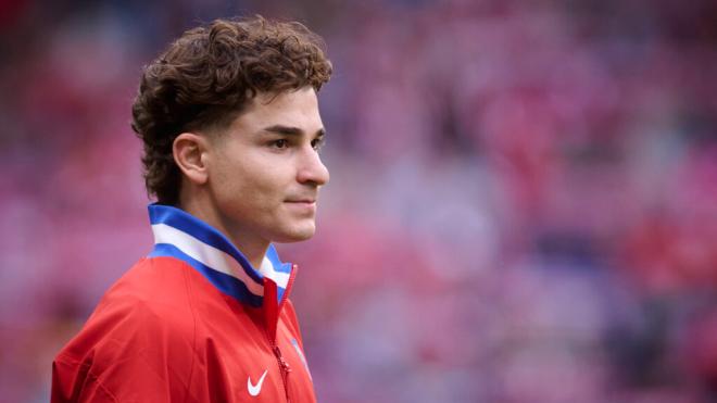 Julián Alvarez en un partido del Atlético de Madrid (Cordon Press)