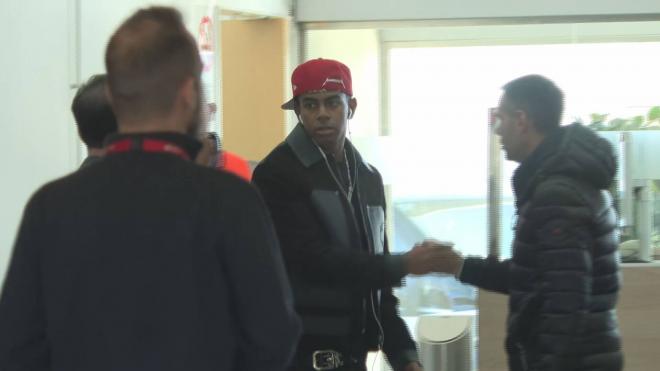 Lamine Yamal en su llegada a Barcelona (ElDesmarque)