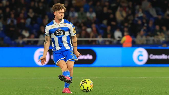Mario Soriano, con el Deportivo de La Coruña (Foto: LALIGA).