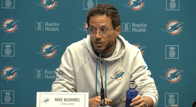 Mike McDaniel, entrenador de los Dolphins (Foto: ElDesmarque)