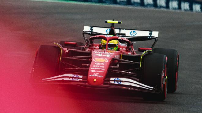 Lewis Hamilton, en el Gran Premio de Brasil (Foto: Ferrari).