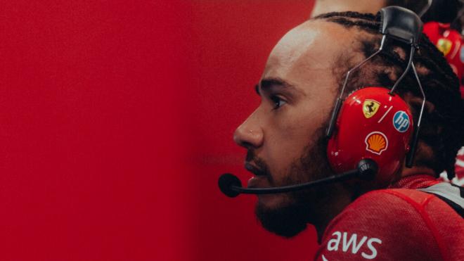 Lewis Hamilton, en el Gran Premio de Brasil (Foto: Ferrari).