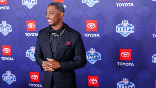 Quinyon Mitchell en el draft de 2024 de la NFL (Cordon Press)