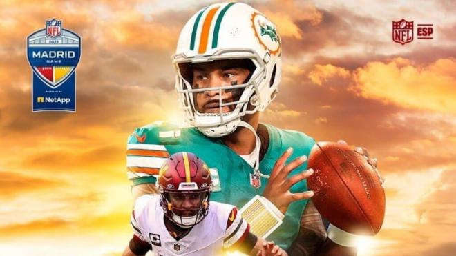 Cartel de la NFL para el partido de Madrid (Europa Press)