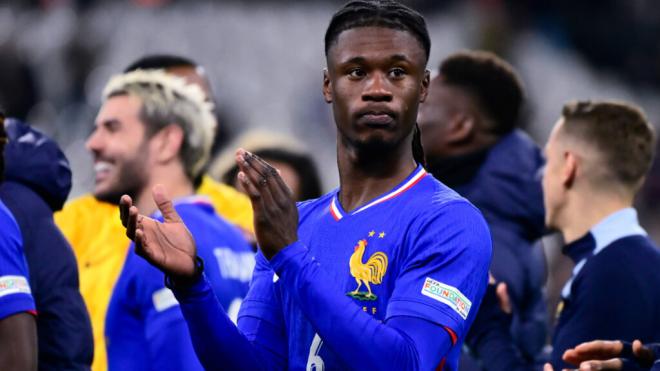 Eduardo Camavinga con la selección francesa (Foto: Cordon Press)