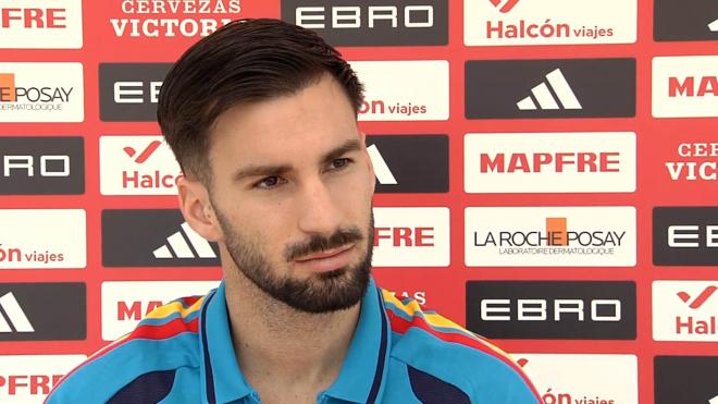 Álex Baena, en la entrevista con ElDesmarque