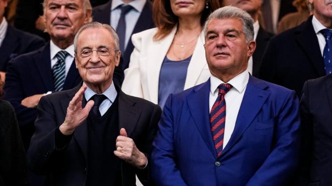 Florentino Pérez y Joan Laporta (Fuente: Europa Press)