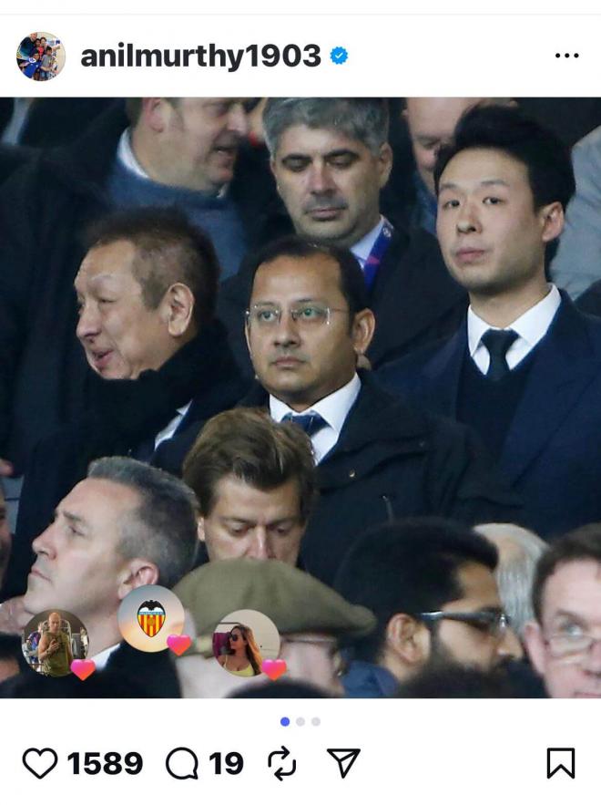 Una de las fotos que ha compartido Anil Murthy en su Instagram