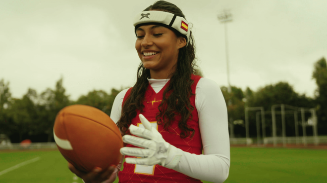 Atxa Delgado, la española referente en Flag Football (NFL)