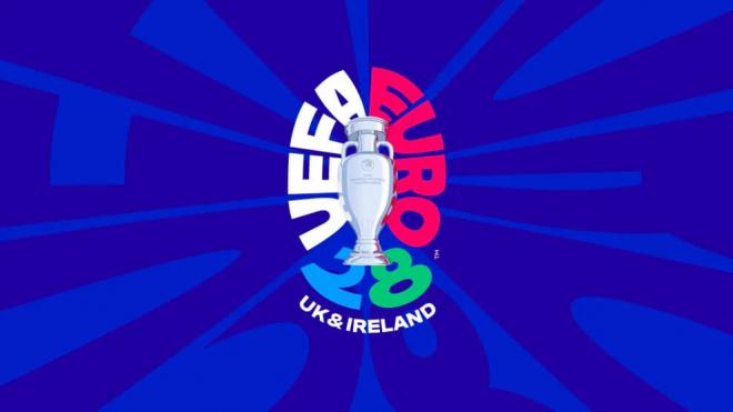 Imagen e identidad de la Euro 2028 de Reuno Unido e Irlanda (Imagen: UEFA).