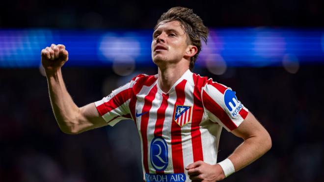 Conor Gallagher en un partido del Atlético de Madrid (Cordon Press)