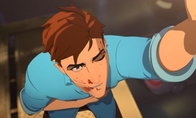 Robert Robertson III, AKA Mecha Man, dueño y señor de la trama de Dispatch.