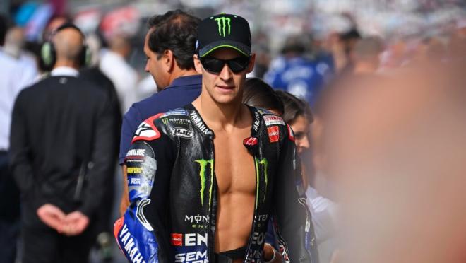 Fabio Quartararo, em el GP de Portimao (Foto: Europa Press).
