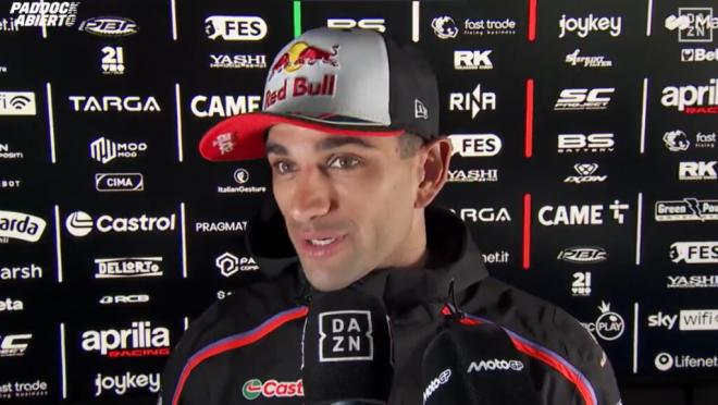 Jorge Martín, en Valencia (Foto: DAZN).