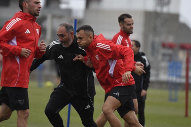 Joan Jordán, durante la sesión del jueves (Foto: Kiko Hurtado).