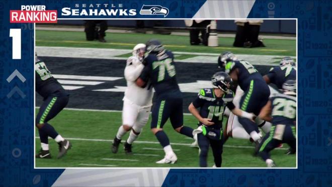 Los Seattle Seahawks se llevan el puesto 1 en el 'Power Ranking' de la semana 10 de la NFL.