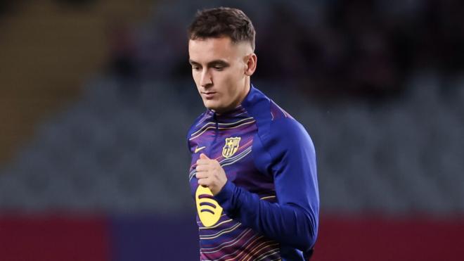 Marc Casadó en un entrenamiento del FC Barcelona (Europa Press)