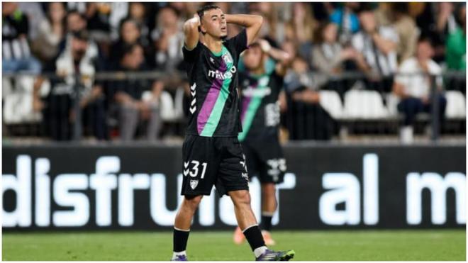 Rafita Garrido, con el Málaga CF. (Cordon Press)