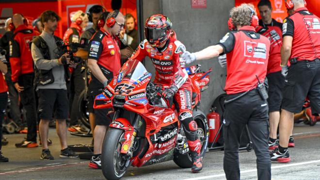 Pecco Bagnaia, en el Gran Premio de Portimao (Foto: Europa Press).