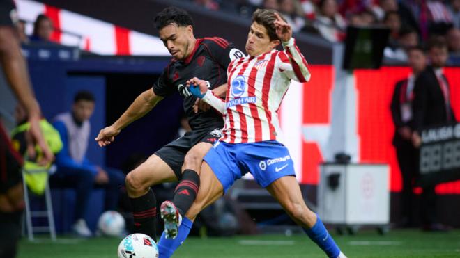 Giuliano Simeone en el partido contra el Sevilla (Fuente: Cordon Press)