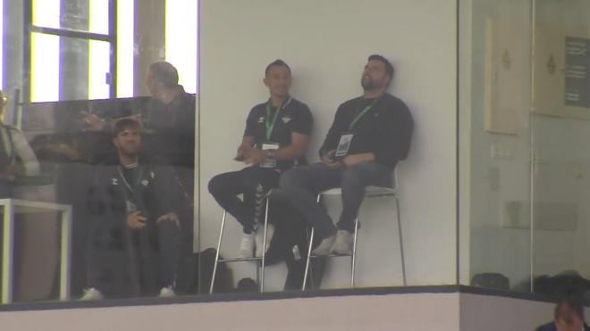 Andrés Guardado, durante el Betis - Basilea de la Youth League.