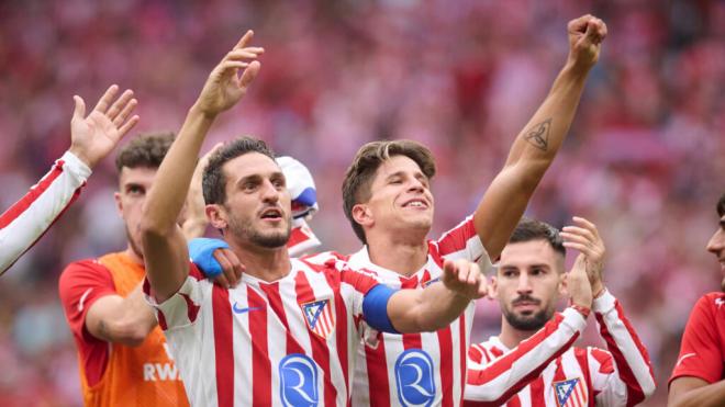 Koke y Giuliano Simeone en un partido del Atleti (Cordon Press)