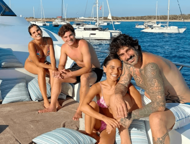 Melendi y Julián Álvarez, juntos en Ibiza (Foto: Instagram)