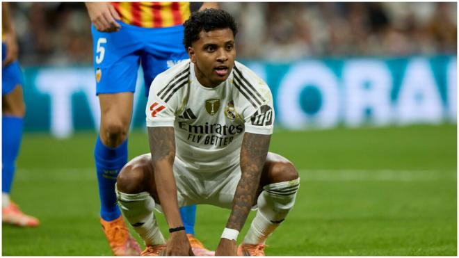 Rodrygo, con el Real Madrid. (Cordon Press)