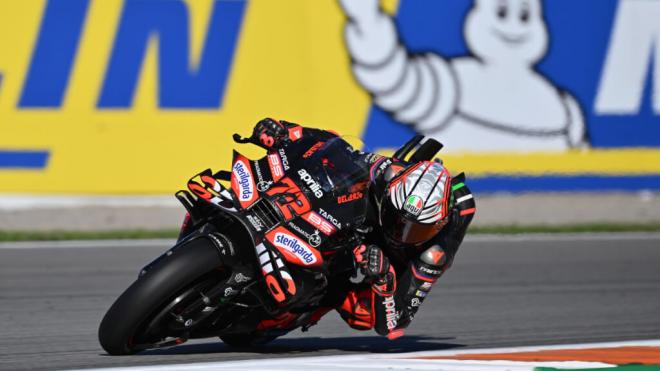 Marco Bezzecchi, en Valencia (Foto: Michelin).