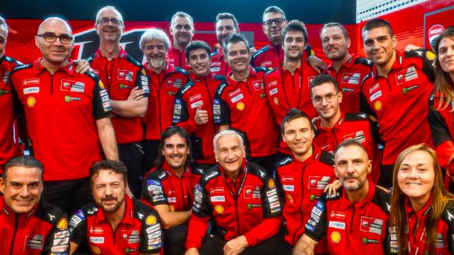 Marc Márquez, en Valencia (Foto: Ducati).