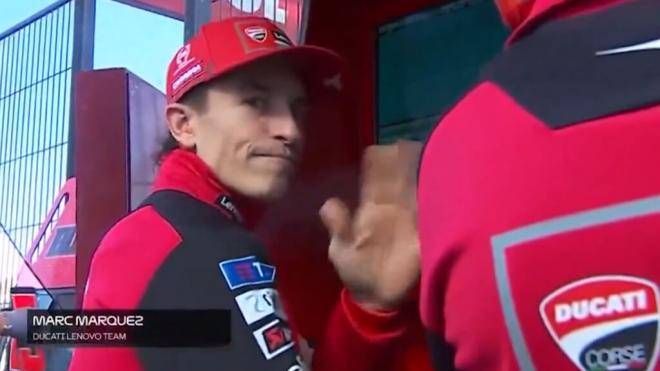 Marc Márquez, en Valencia (Foto: MotoGP).