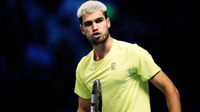 Alcaraz celebra un punto en Turín (Foto: Cordon Press)