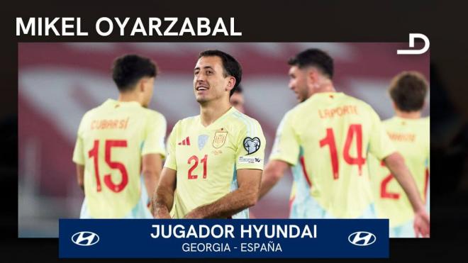 Mikel Oyarzabal, Jugador Hyundai del Georgia-España.