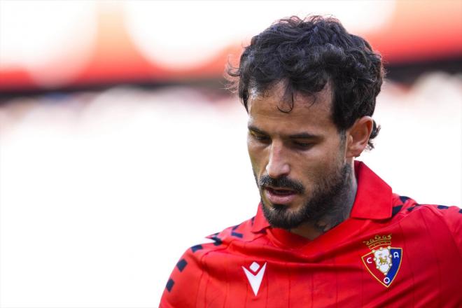Rubén García, durante un partido de Osasuna (Foto: Europa Press).