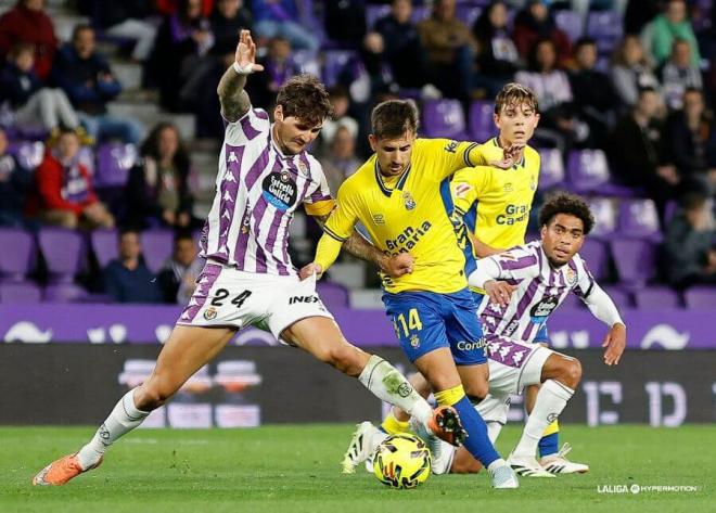 Stanko Juric, ante Las Palmas en Zorrilla.
