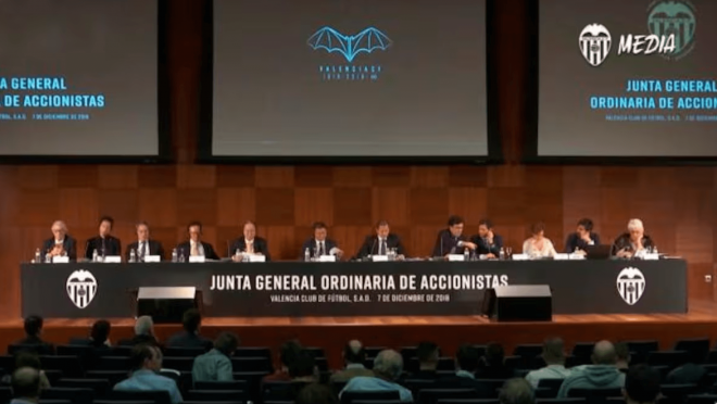 El Valencia CF volverá a realizar su Junta en Feria Valencia