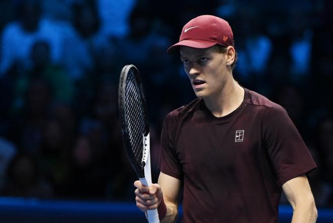 Jannik Sinner, en la final de las Finales ATP ante Carlos Alcaraz (Foto: EFE).