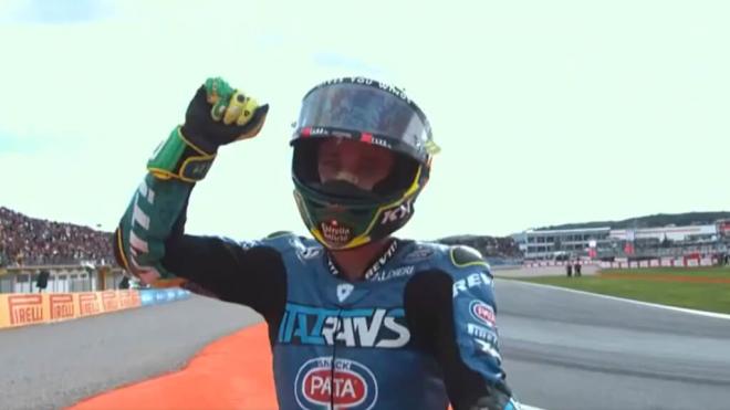 Diogo Moreira, en Valencia (Foto: MotoGP).