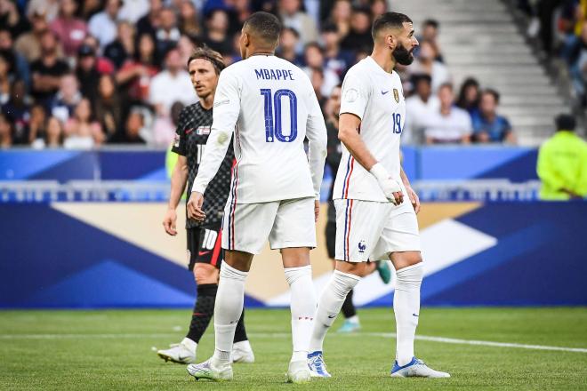 Benzema y Mbappé con Francia (Cordon Press)