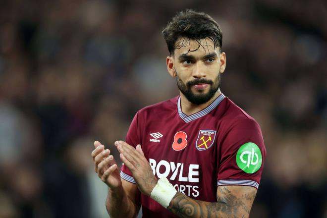 Lucas Paqueta con el West Ham. Fuente CordonPress