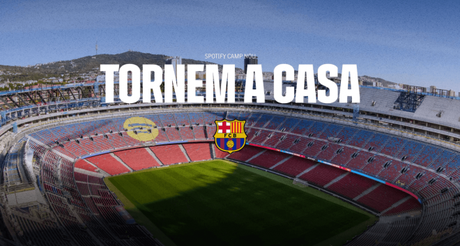 El Barça vuelve al Camp Nou (Foto: FCB)