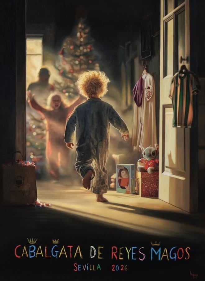 Cartel de la Cabalgata de Reyes Magos del Ateneo de Sevilla.