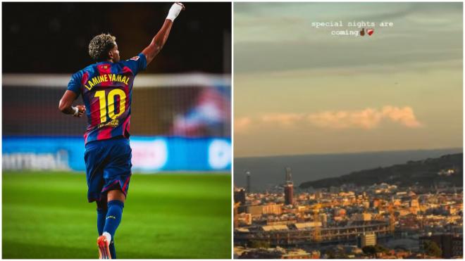 Lamine Yamal desvela sus ganas de volver a jugar en el Camp Nou con el Barcelona (foto: Cordon Pre