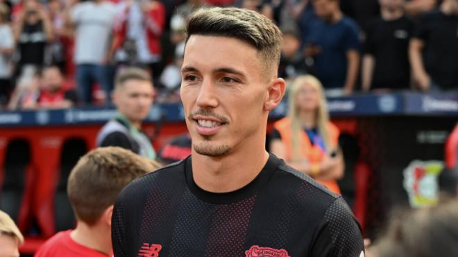 El Barcelona no se olvida de Alejandro Grimaldo (foto: Cordon Press).