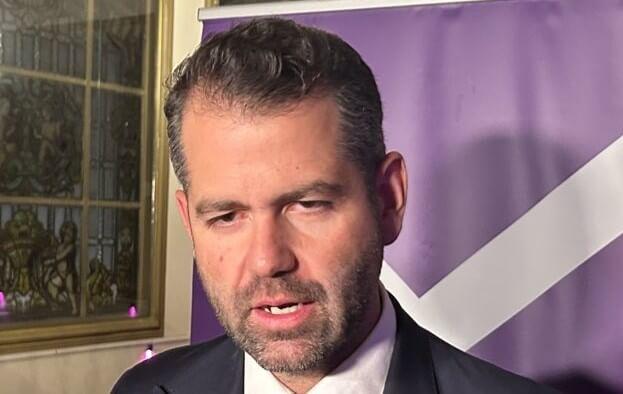 Gabriel Solares, en el acto de entrega de insignias a los abonados del Real Valladolid.