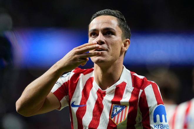 Raspadori celebrando un gol con el Atlético de Madrid (Cordon Press)