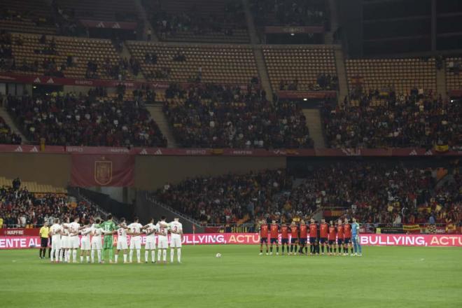 El aspecto de La Cartuja en el España-Turquía (Foto: Kiko Hurtado).