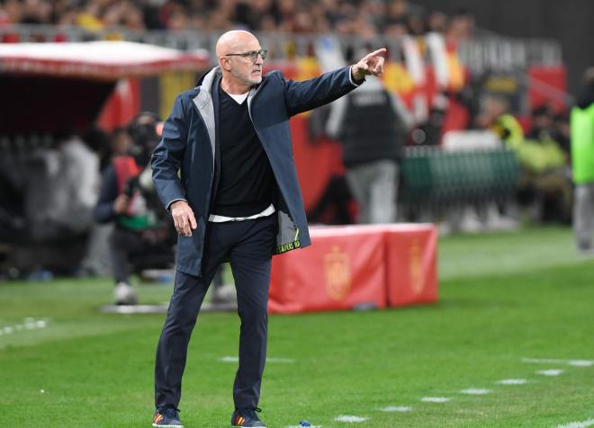 Luis de la Fuente, en el España-Turquía (Foto: Kiko Hurtado).