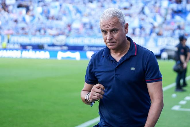 Sergio Pellicer, técnico del Málaga (Europa Press)
